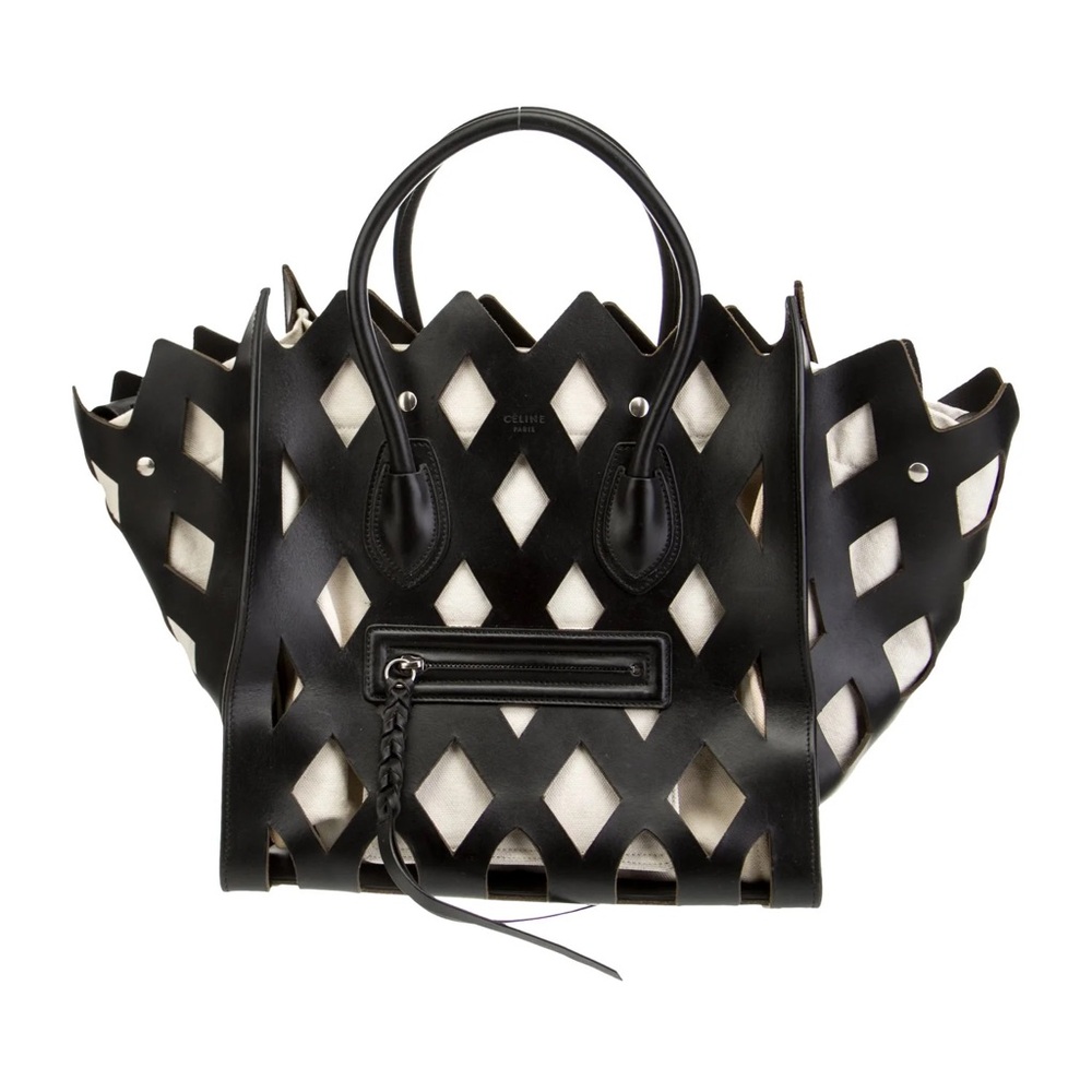 Celine Medium Cutout Luggage Phantom Tote